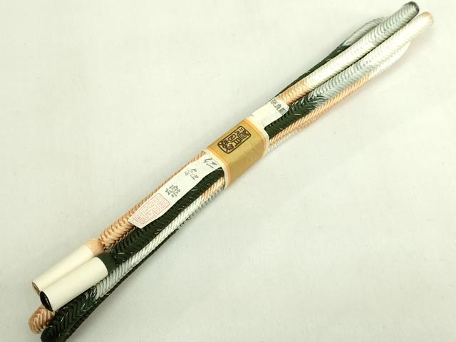 平和屋着物●極上 有職組紐道明 帯締め 奈良組 仁和楽 金糸 宮内庁御用 国立博物館御用 東京芸術大学御用 逸品 未使用 DZAA11966kh6