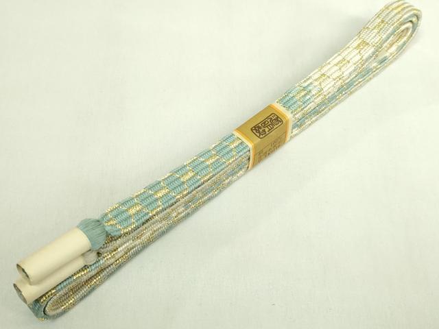 平和屋着物●極上 有職組紐道明 帯締め 亀甲組 金糸 宮内庁御用 国立博物館御用 東京芸術大学御用 逸品 未使用 DZAA11978kh6