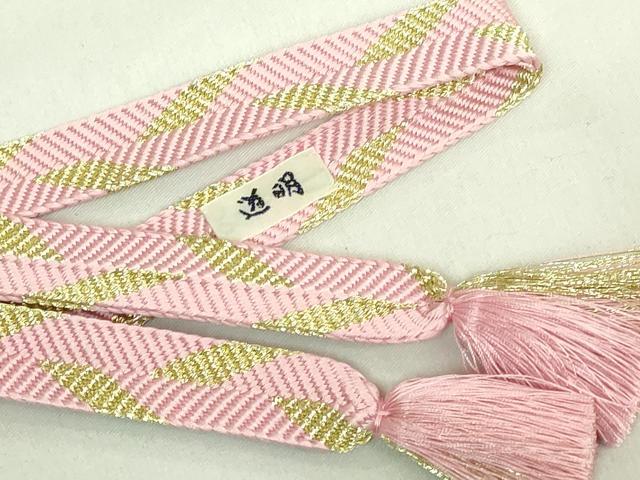 平和屋着物●極上 有職組紐道明 帯締め 笹浪組 金糸 宮内庁御用 国立博物館御用 東京芸術大学御用 逸品 DZAA12051kh6