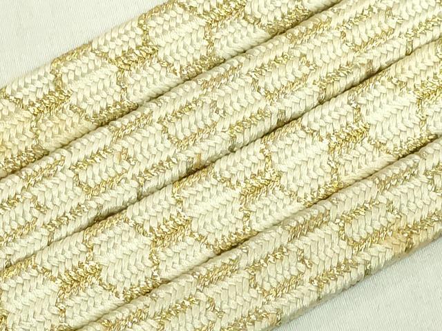 平和屋着物●極上 有職組紐道明 帯締め 亀甲組 金糸 宮内庁御用 国立博物館御用 東京芸術大学御用 逸品 DZAA12069kh6