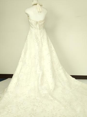 平和屋本店●極上 ウエディングドレス 婚礼 結婚式 披露宴 花嫁 演奏会 発表会 刺繍 チュール ビーズ 逸品 DZAA12357kh6