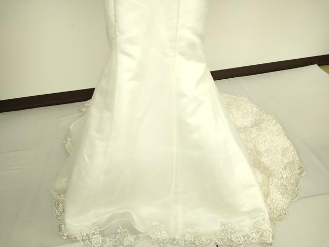 平和屋本店●極上 ウェディングドレス 婚礼 結婚式 披露宴 花嫁 ビーズ スパンコール レース チュール 逸品 DZAA12421kh6