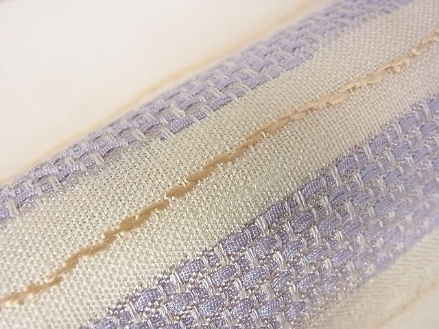 平和屋本店■極上 銀座もとじ 九寸開き名古屋帯 横段文 逸品 DZAA1274kh4 - 平和屋