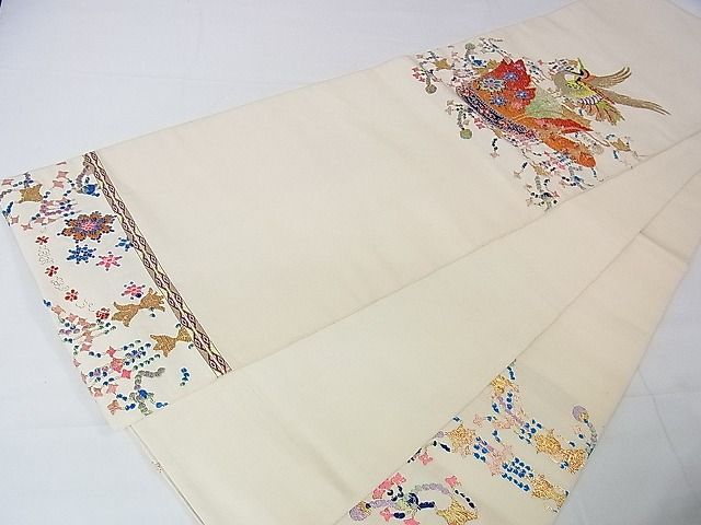 平和屋本店■極上 龍村平蔵製 本袋帯 千代の冠錦 金糸 逸品 DZAA1524kh4 - 平和屋