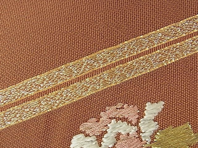 平和屋本店■極上 龍村平蔵製 本袋帯 大鶏頭錦 金糸 逸品 DZAA1527kh4 - 平和屋