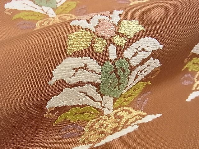 平和屋本店■極上 龍村平蔵製 本袋帯 大鶏頭錦 金糸 逸品 DZAA1527kh4 - 平和屋