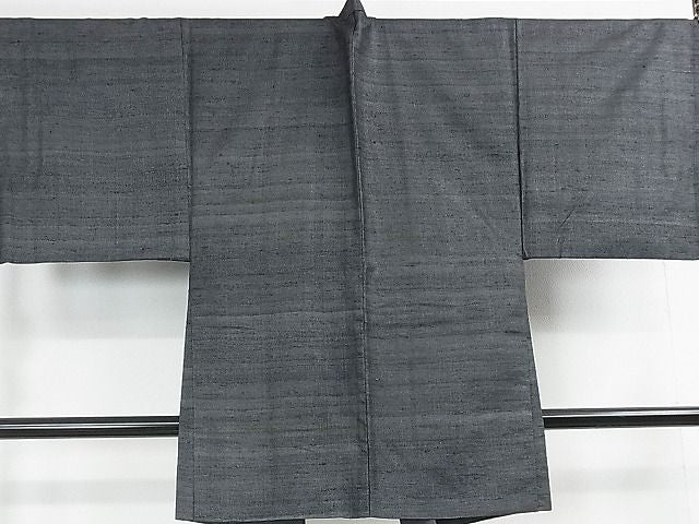 平和屋本店■極上 男性 野蚕糸きもの 野蚕紬 アンサンブル 野蚕糸工房謹製 証紙付き 逸品 DZAA1570kh4 - 平和屋