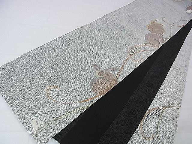 平和屋本店■極上 中国人間国宝 将雪英 中国三大刺繍 相良刺繍 六通柄袋帯 飛兎 金銀糸 逸品 未使用 DZAA1695kh4 - 平和屋