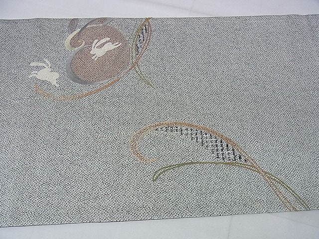 平和屋本店■極上 中国人間国宝 将雪英 中国三大刺繍 相良刺繍 六通柄袋帯 飛兎 金銀糸 逸品 未使用 DZAA1695kh4 - 平和屋