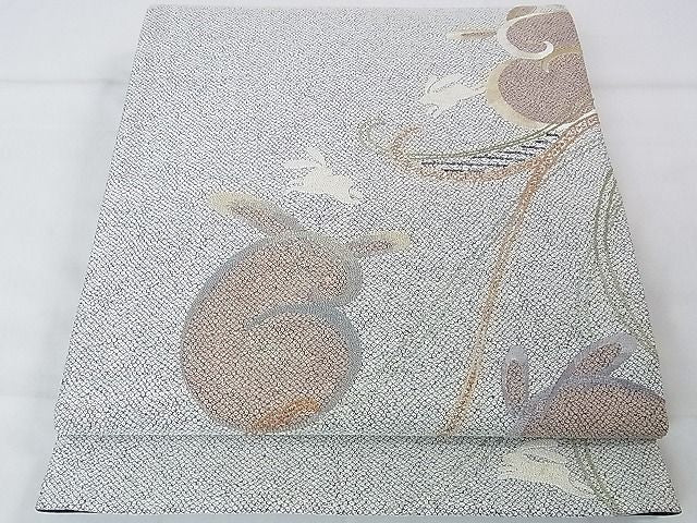 平和屋本店■極上 中国人間国宝 将雪英 中国三大刺繍 相良刺繍 六通柄袋帯 飛兎 金銀糸 逸品 未使用 DZAA1695kh4 - 平和屋