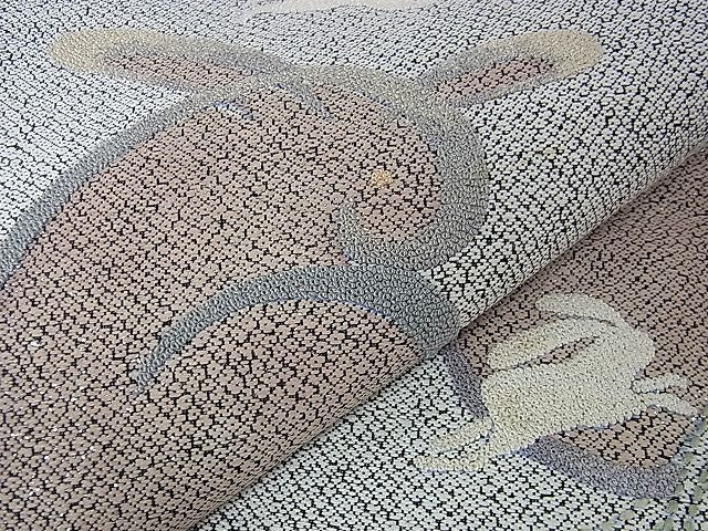 平和屋本店■極上 中国人間国宝 将雪英 中国三大刺繍 相良刺繍 六通柄袋帯 飛兎 金銀糸 逸品 未使用 DZAA1695kh4 - 平和屋