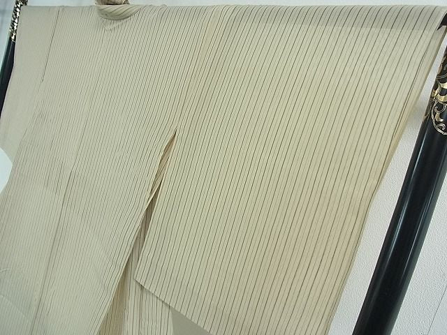 平和屋本店■極上 夏物 本塩沢 夏塩沢 縞 星野謹製 証紙付き 逸品 DZAA1936kh4 - 平和屋