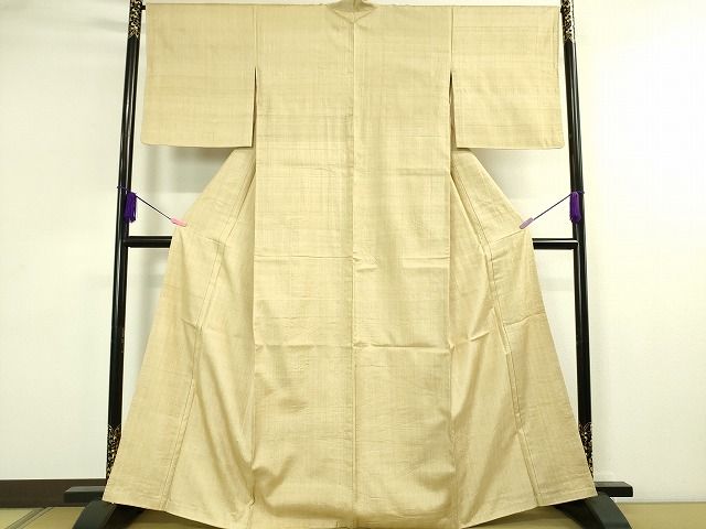 平和屋本店■極上 インド・アッサム 野蚕糸 手織 ムガシルク 逸品 DZAA1944kh4 - 平和屋