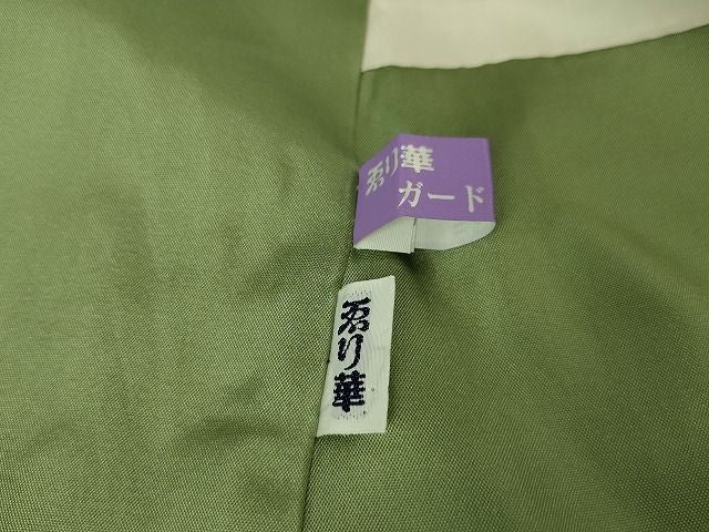 平和屋本店■極上 本場結城紬 重要無形文化財 色無地 枯色 証紙・鑑定証付き 逸品 DZAA1947kh4 - 平和屋
