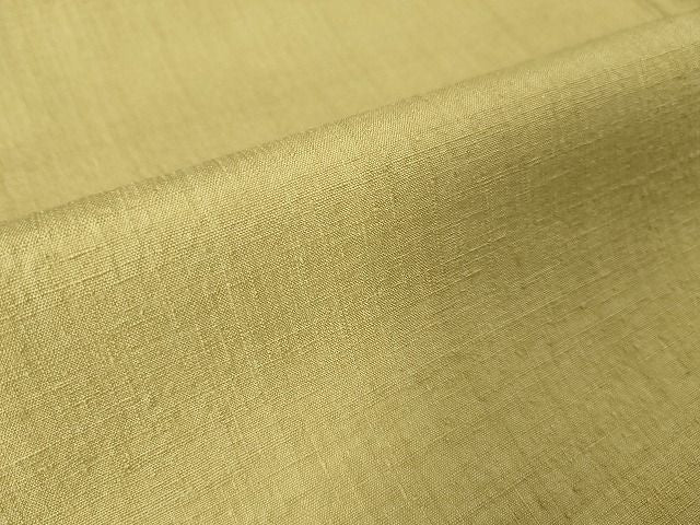 平和屋本店■極上 本場結城紬 重要無形文化財 色無地 枯色 証紙・鑑定証付き 逸品 DZAA1947kh4 - 平和屋