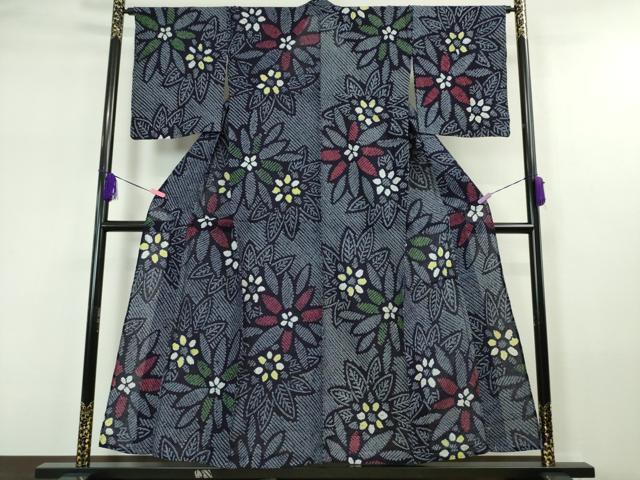 平和屋本店■極上 夏物 浴衣 有松鳴海絞り 花尽くし 綿 逸品 DZAA20030kh5