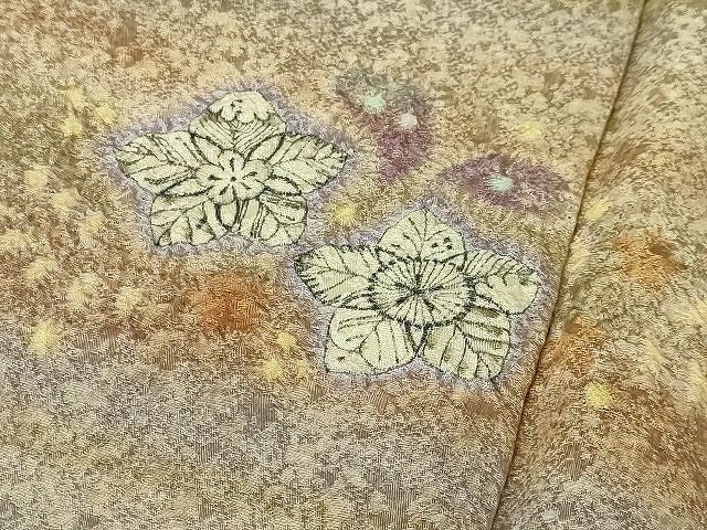 平和屋本店■極上 初代 久保田一竹 幻の辻が花 訪問着 暈し染め 金通し地 逸品 DZAA2012kh4 - 平和屋