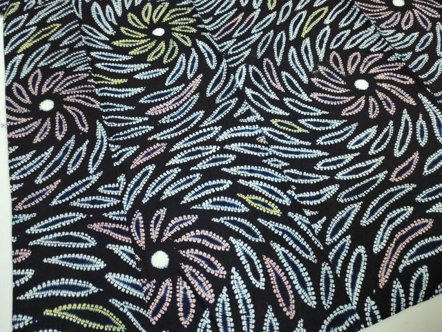 平和屋着物∴極上 夏物 浴衣 有松鳴海絞り 花火 綿 逸品 DZAA20130kh5