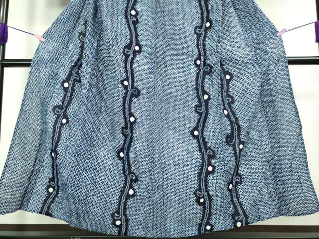 平和屋着物∴極上 夏物 浴衣 有松鳴海絞り 枝蕾 綿 逸品 DZAA20214kh5