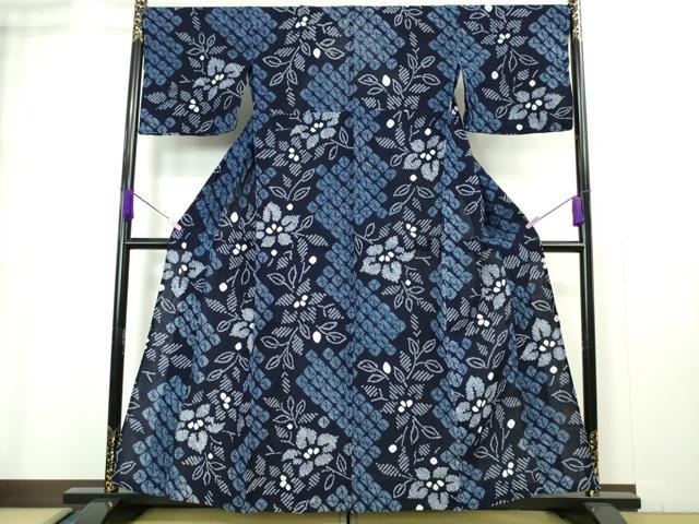 平和屋着物∴極上 夏物 浴衣 有松鳴海絞り 花間道 綿 逸品 DZAA20253kh5