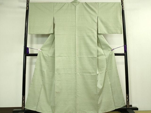 平和屋本店■最高級 人間国宝 北村武資 経錦 花菱 白緑色地 逸品 DZAA2051kh4 - 平和屋