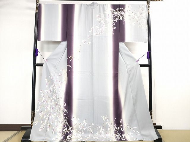 平和屋本店■極上 訪問着 雪の下 ユキノシタ 暈し染め 逸品 未使用 DZAA2120kh4 - 平和屋