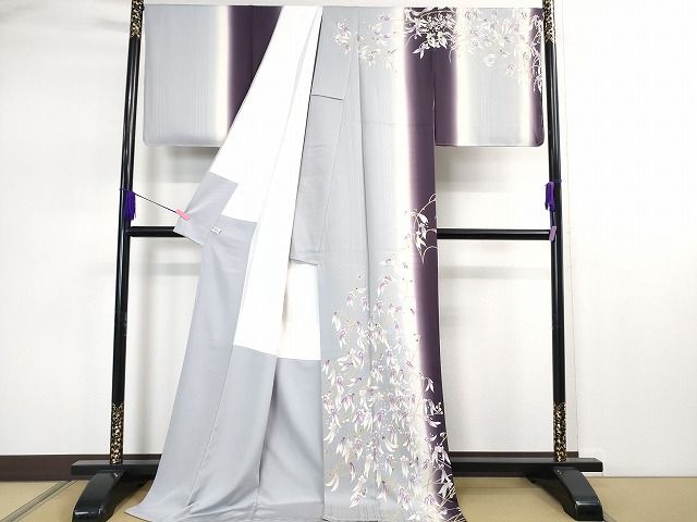 平和屋本店■極上 訪問着 雪の下 ユキノシタ 暈し染め 逸品 未使用 DZAA2120kh4 - 平和屋