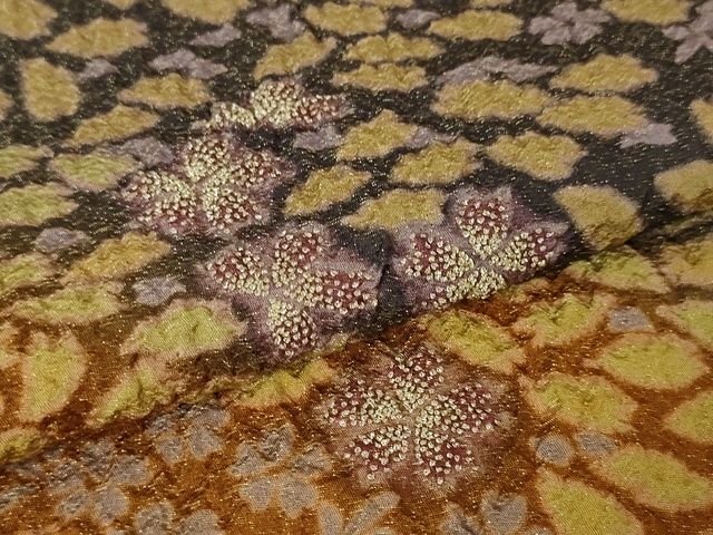 平和屋本店■極上 十日町 名門 滝泰謹製 中国三大刺繍 相良刺繍 訪問着 舞花文 暈し染め 金通し地 逸品 DZAA2192kh4 - 平和屋