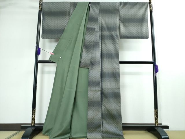 平和屋本店■極上 紬 花織 逸品 DZAA2211kh4 - 平和屋