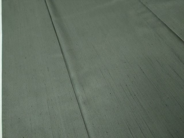 平和屋本店■極上 夏物 男性 紗紬 キングサイズ 豆がら茶色地 逸品 DZAA2222kh4 - 平和屋