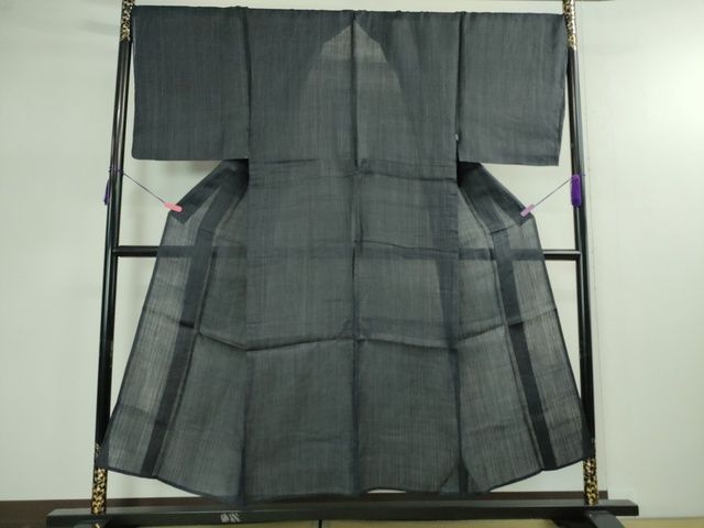 平和屋本店■極上 夏物 男性 重要無形文化財 本場宮古上布 苧麻 縞 逸品 DZAA2267kh4 - 平和屋