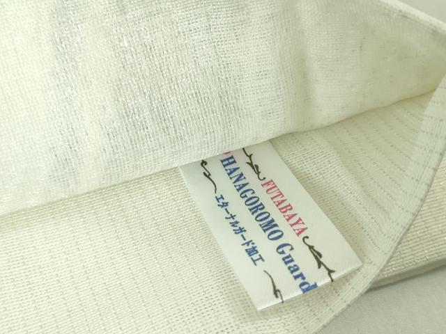 平和屋本店■極上 太鼓柄袋帯 スリーシーズン帯 胡蝶蘭 銀彩 逸品 未使用 DZAA2472kh4