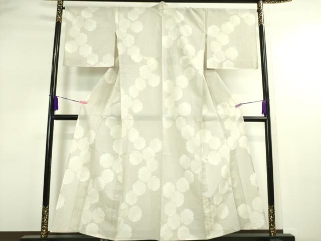 平和屋本店■極上 夏物 大島紬 夏大島 雪輪重ね 逸品 未使用 DZAA2567kh5 - 平和屋