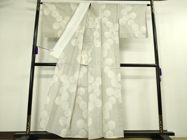 平和屋本店■極上 夏物 大島紬 夏大島 雪輪重ね 逸品 未使用 DZAA2567kh5 - 平和屋