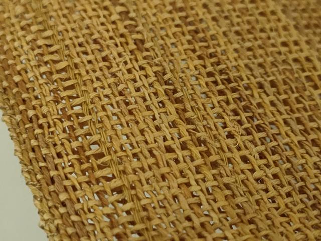平和屋本店■極上 夏物 古代原始布 科布 八寸名古屋帯 逸品 未使用 DZAA2599kh5 - 平和屋