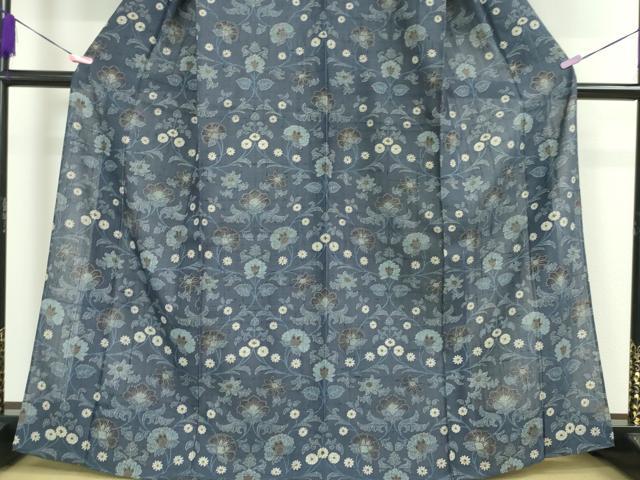平和屋本店■極上 夏物 染織の名門 しょうざん 生紬 訪問着 花唐草文 逸品 DZAA2720kh5 - 平和屋