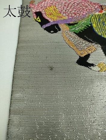 平和屋本店■極上 龍村平蔵製 本袋帯 天竺祭馬錦 黒地 金銀糸 逸品 DZAA2887kh5