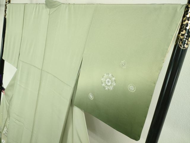 平和屋本店■極上 山口美術織物 皇室 伊勢神宮御用 西陣織 訪問着 総刺繍 正倉院花文 暈し染め 金銀糸 反端付き 逸品 未使用 DZAA2968kh5 - 平和屋