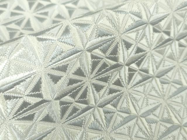 平和屋本店■極上 本場筑前博多織 八寸名古屋帯 切子 逸品 DZAA3021kh5 - 平和屋