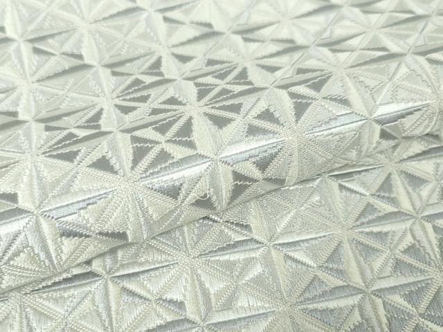 平和屋本店■極上 本場筑前博多織 八寸名古屋帯 切子 逸品 DZAA3021kh5 - 平和屋
