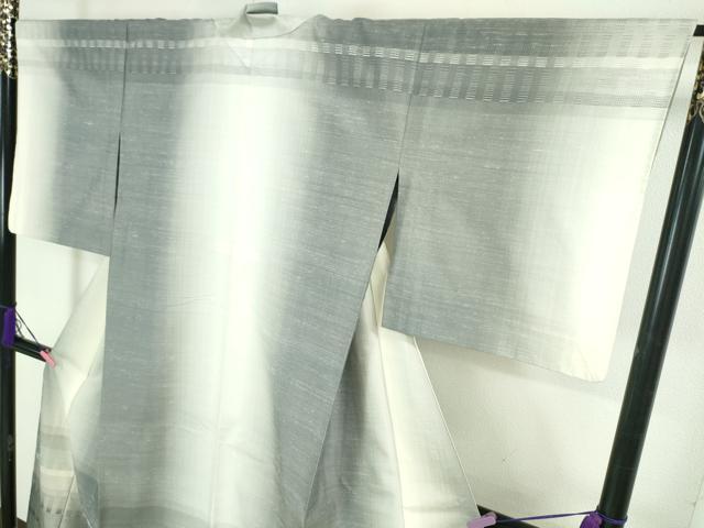 平和屋本店■極上 訪問着 単衣 花織 紬地 逸品 DZAA3094kh5 - 平和屋