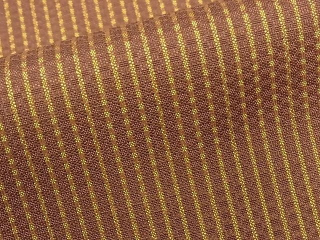 平和屋本店■希少 山下八百子 本場黄八丈 市松綾織 紬 正絹 逸品 DZAA3153kh5 - 平和屋