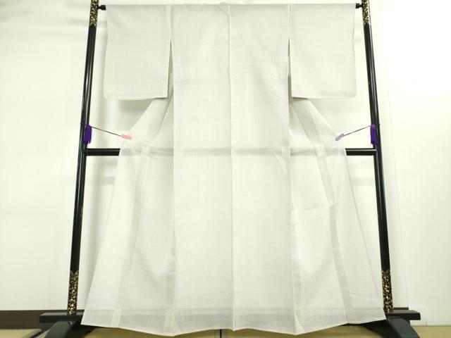 平和屋本店■極上 夏物 本場大島紬 夏大島 白大島 蚊絣 ますいわ屋扱い 逸品 DZAA3159kh5