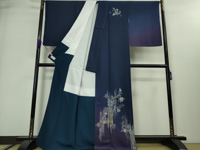 平和屋本店■極上 金彩友禅 卓越技能者・名工・和田光正 訪問着 洋花文 暈し染め 金銀彩 やまと誂製 逸品 未使用 DZAA3166kh5
