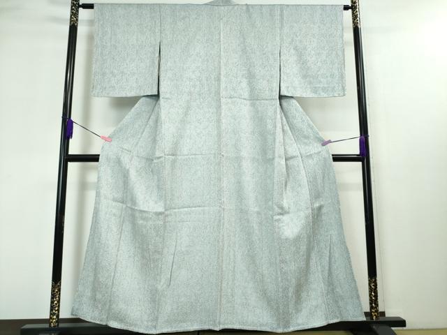 平和屋本店■極上 名門 藤娘きぬたや・総絞り 杢目絞り 小紋 単衣 証紙付き 逸品 DZAA3348kh5