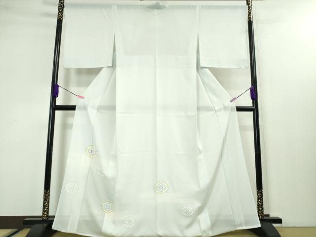 平和屋本店■極上 夏物 訪問着 絽 花菱 銀彩 逸品 未使用 DZAA3414kh5 - 平和屋