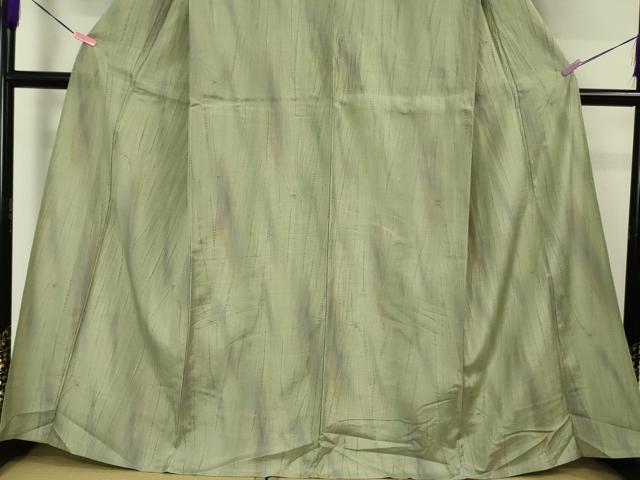 平和屋本店■極上 紬 単衣 杢目絞り 逸品 DZAA3485kh5