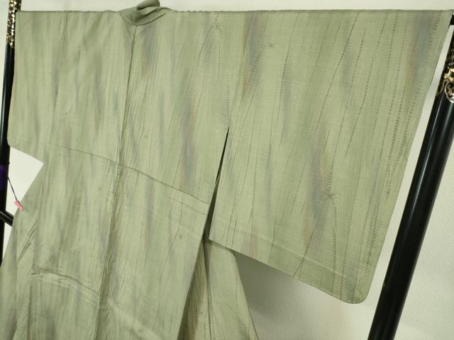 平和屋本店■極上 紬 単衣 杢目絞り 逸品 DZAA3485kh5