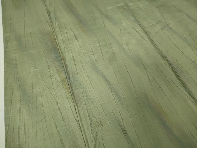 平和屋本店■極上 紬 単衣 杢目絞り 逸品 DZAA3485kh5
