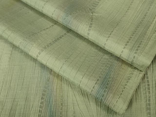 平和屋本店■極上 紬 単衣 杢目絞り 逸品 DZAA3485kh5